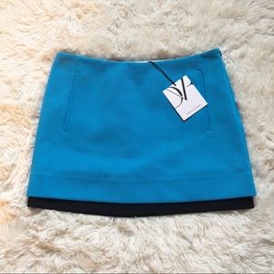 DVF Turquoise Mini Skirt